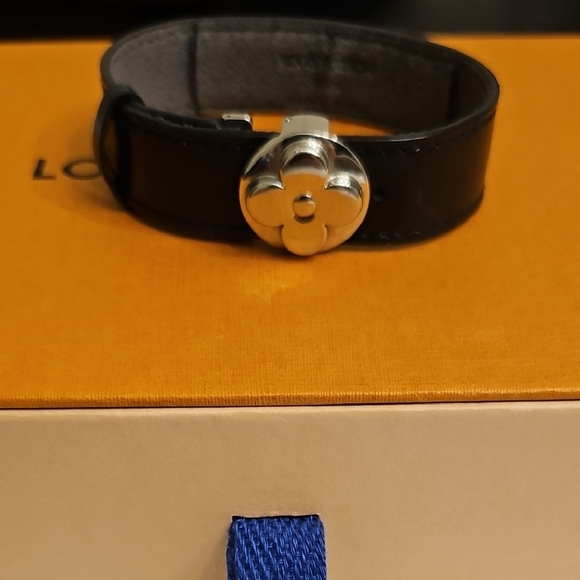 Louis Vuitton Monogram Bracelet with Silver Accent - Picture 1 of 4